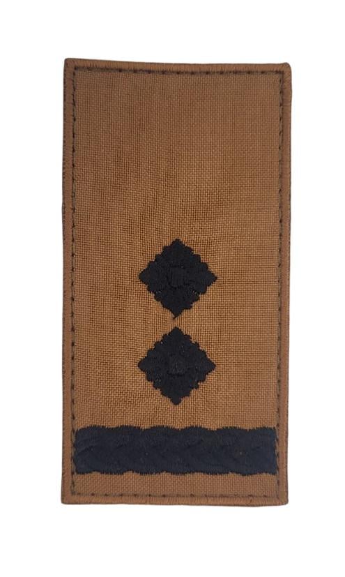 Погон на липучці Підполковник ЗСУ 5х10 см Койот (3585727)