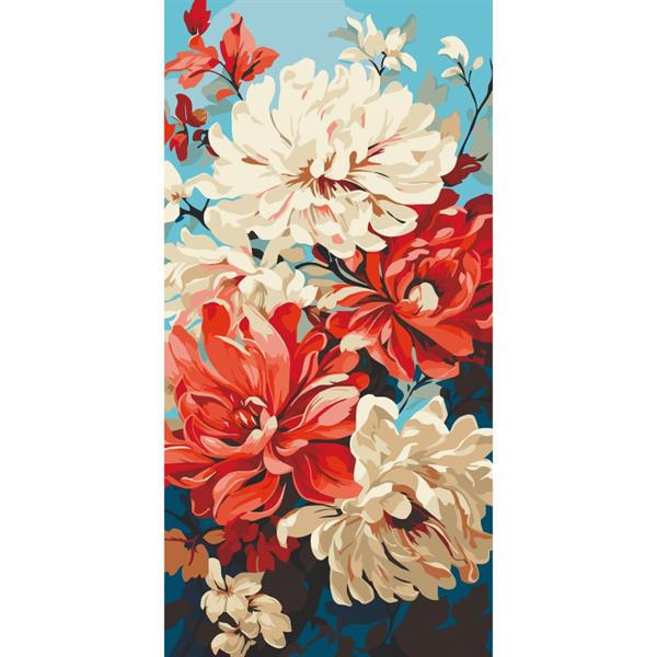 Картина по номерам ART CRAFT Георгины 40х80 см (13070-AC)