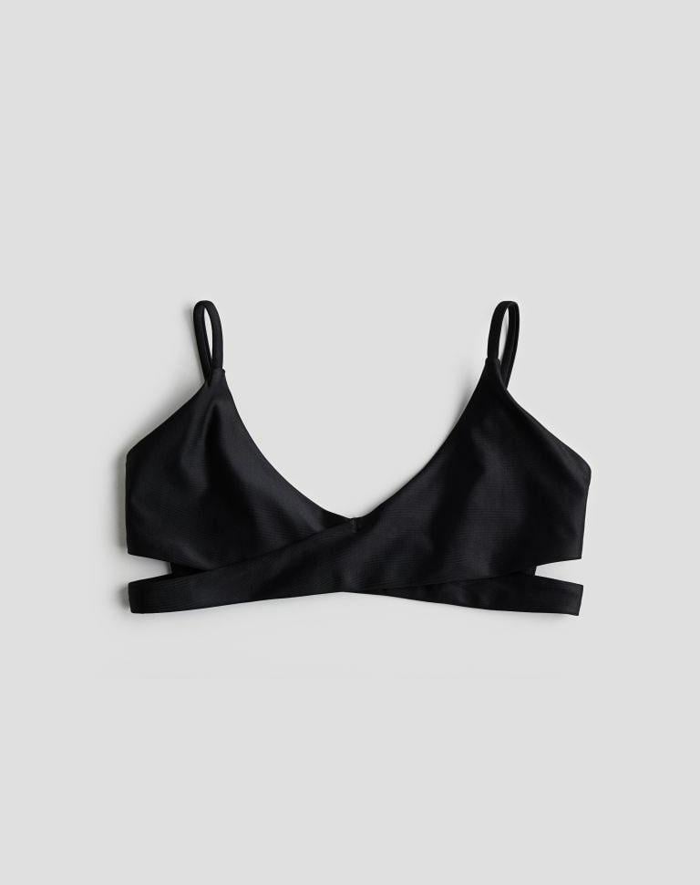 Купальный топ H&M 1147387-1 134-140 см Черный