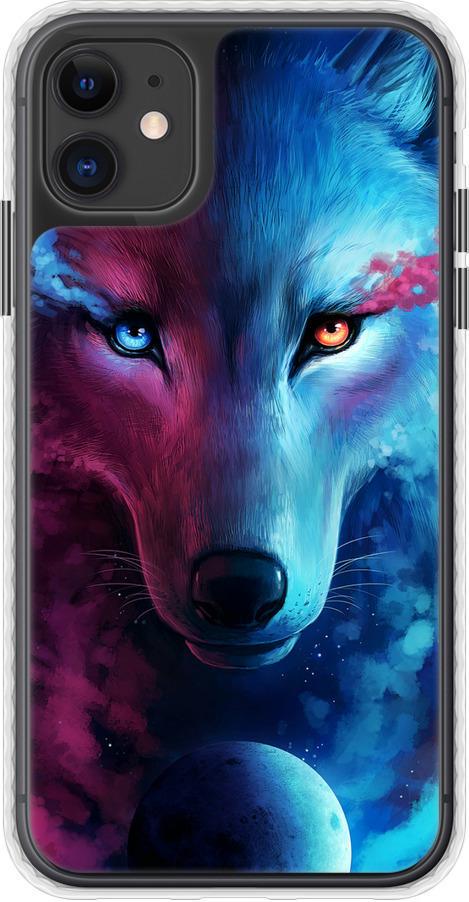 Чехол на iPhone 11 Арт-волк (3999pc-1722-42517)