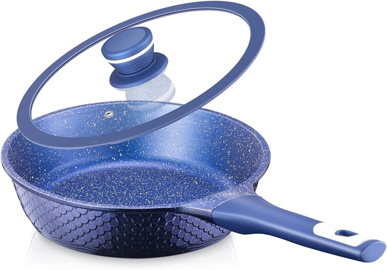 Сковорода Ailwyn з антипригарним покриттям із синього граніту