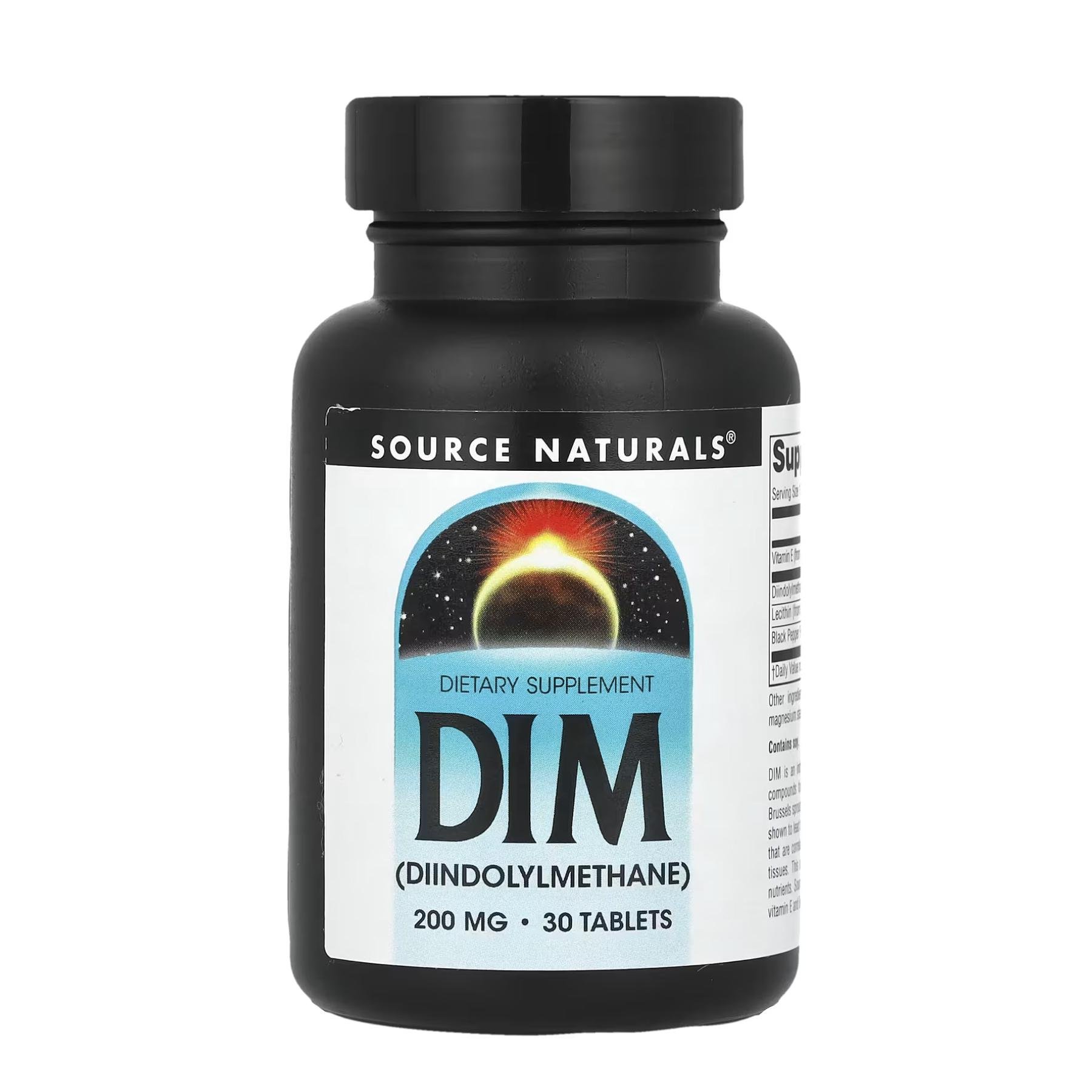 Дииндолилметан Source Naturals DIM 200 мг 30 таб.