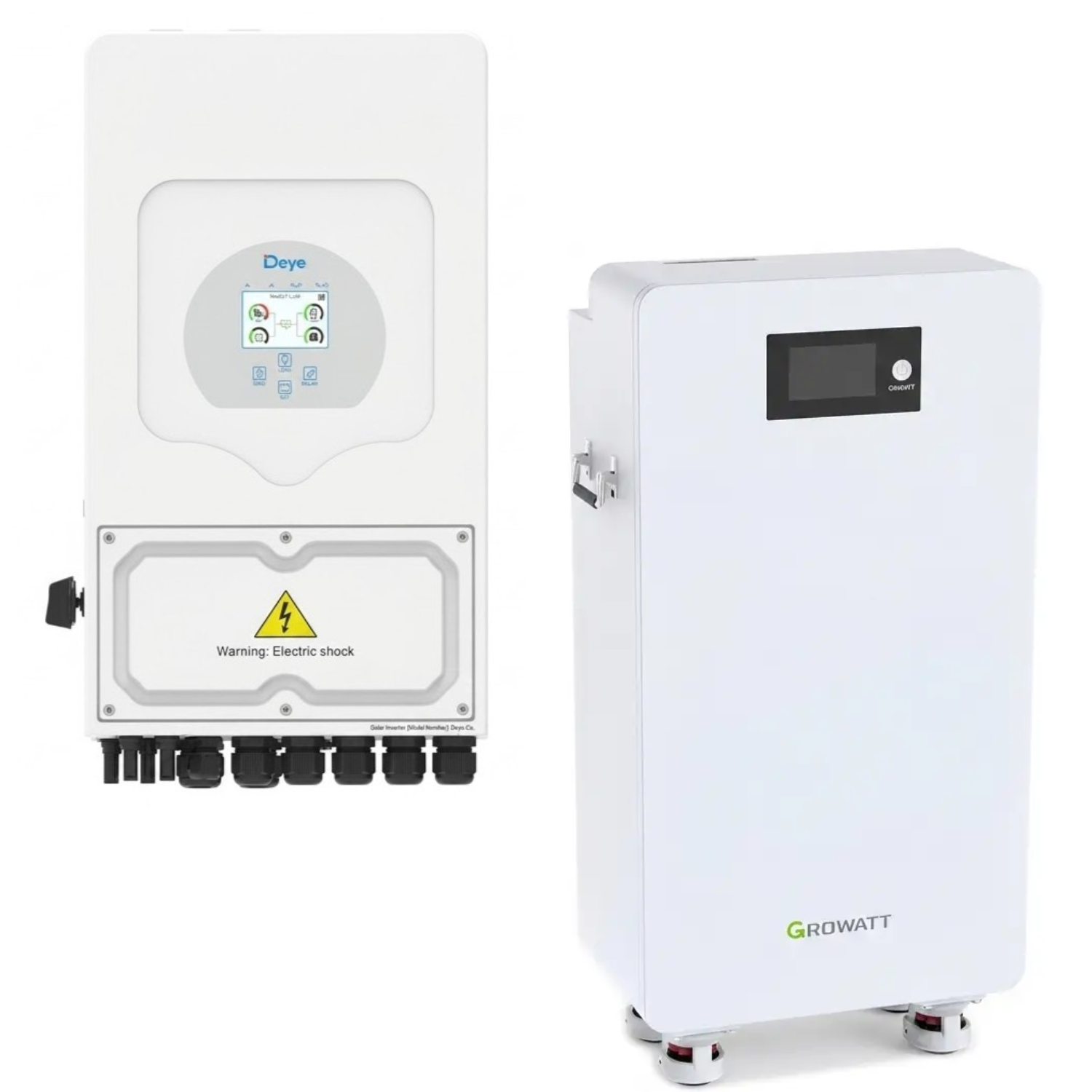 Комплект автономного энергоснабжения Deye SUN-8K-SG05LP1-EU 8 кВт и Growatt HOPE 16.0LM-A1 LiFePO4 16 кВт·ч (36944158)