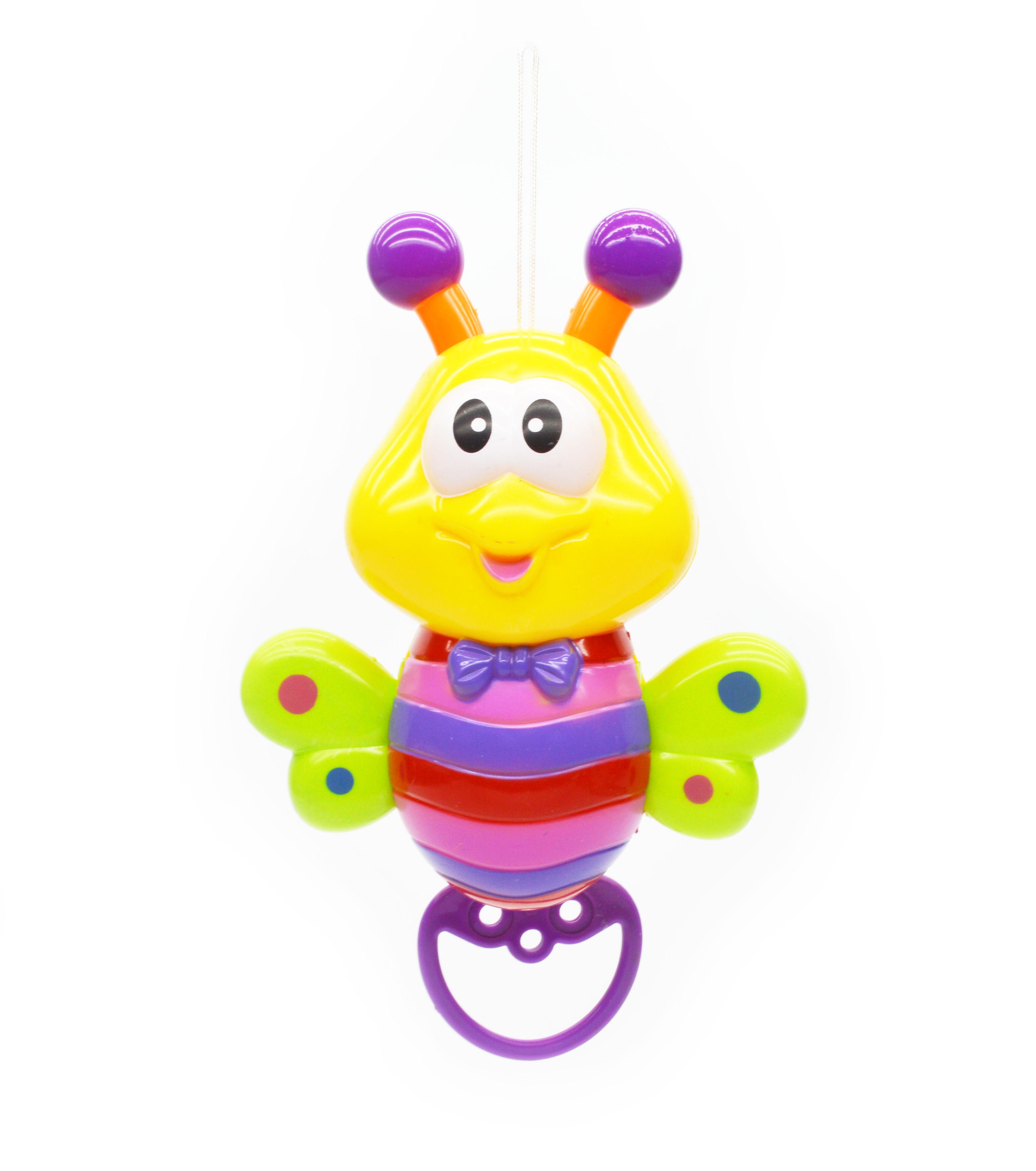Погремушка-подвеска Пчелка музыкальная