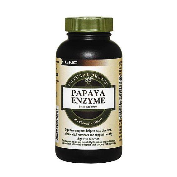 Ензими для спорту GNC Natural Brand Papaya Enzyme 240 Tabs
