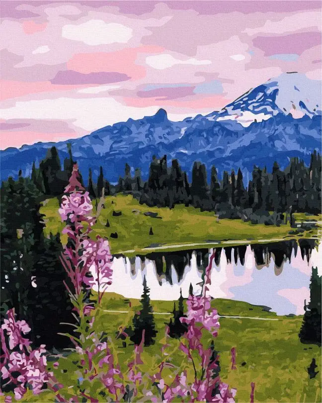 Картина по номерам Brushme Горный пейзаж 40x50 см (BK-GX43990)