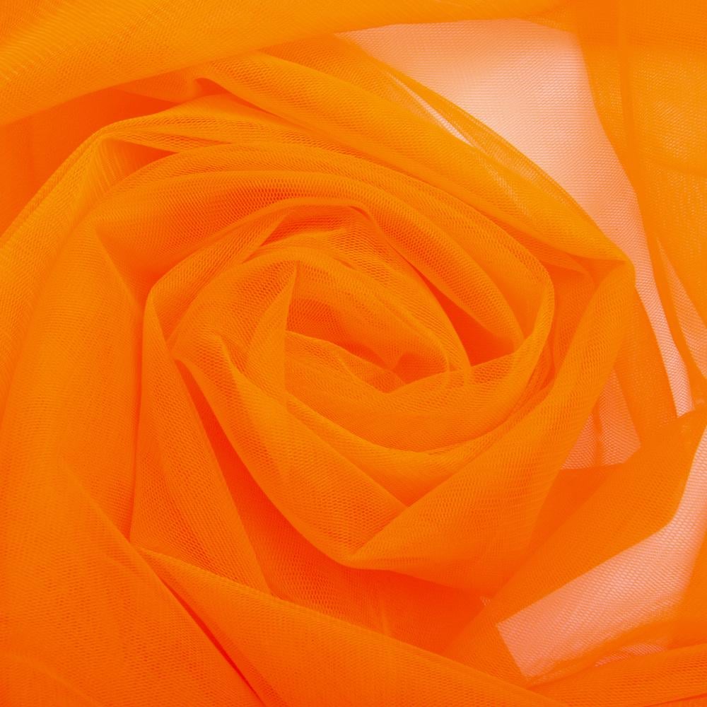 Ткань фатин V-H59 евро 3,0 м Неон оранж (23677)