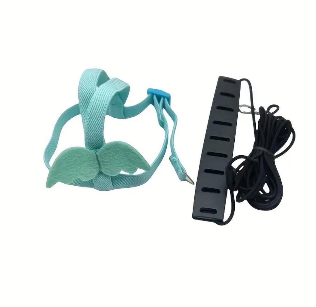 Шлея з повідцем для папуг RORI 200 см Блакитний (29862536)