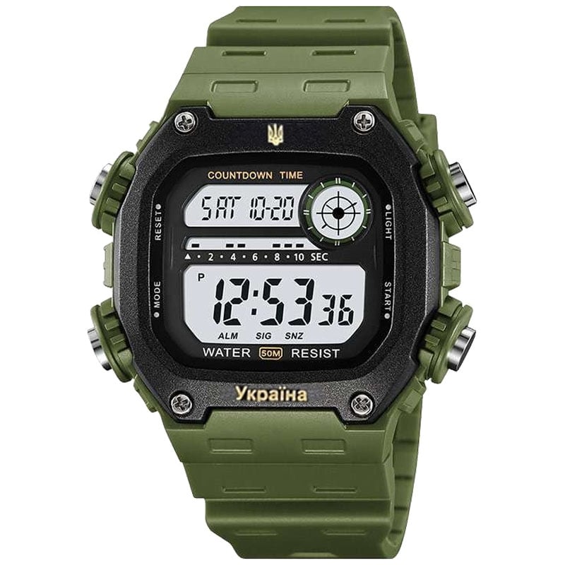 Часы наручные мужские Skmei 6212/2126AG Army Green (tf5714)