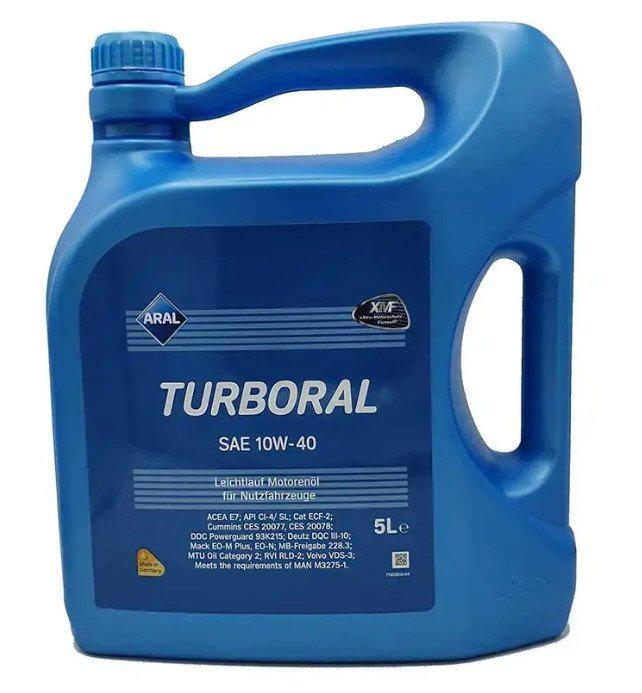 Моторна олива ARAL Turboral E7 CL-4/SL 10W-40 5 л (15BCD5)