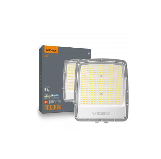 Прожектор Videx F5 200W LED 3000/5000/6500K 230V White (VL-F5-200CW) Прожектор Videx F5 200W LED 3000/5000/6500K 230V White (VL-F5-200CW)