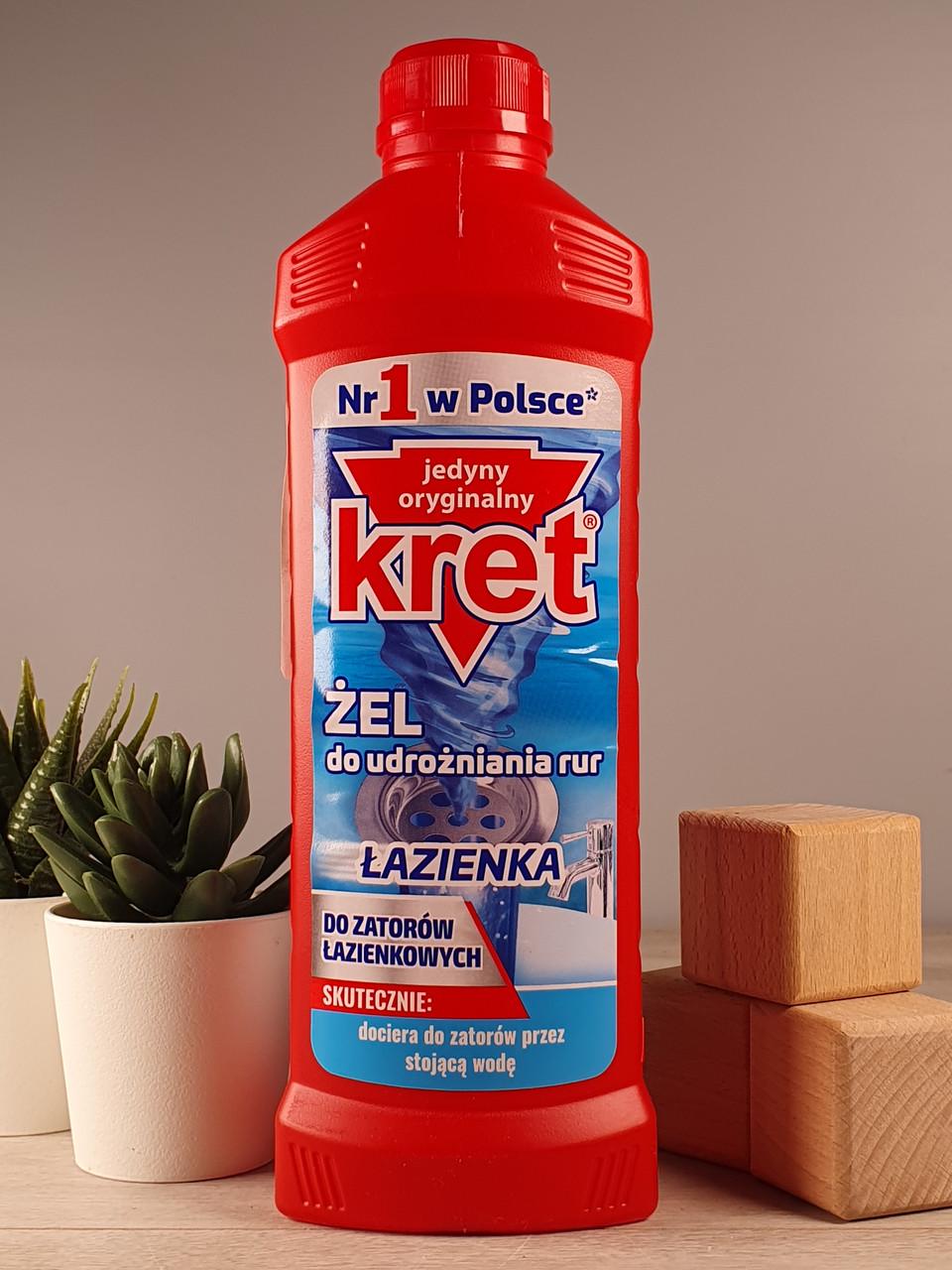 Гель для чищення труб ванної Kret Lazienka 500 мл (1881309380)