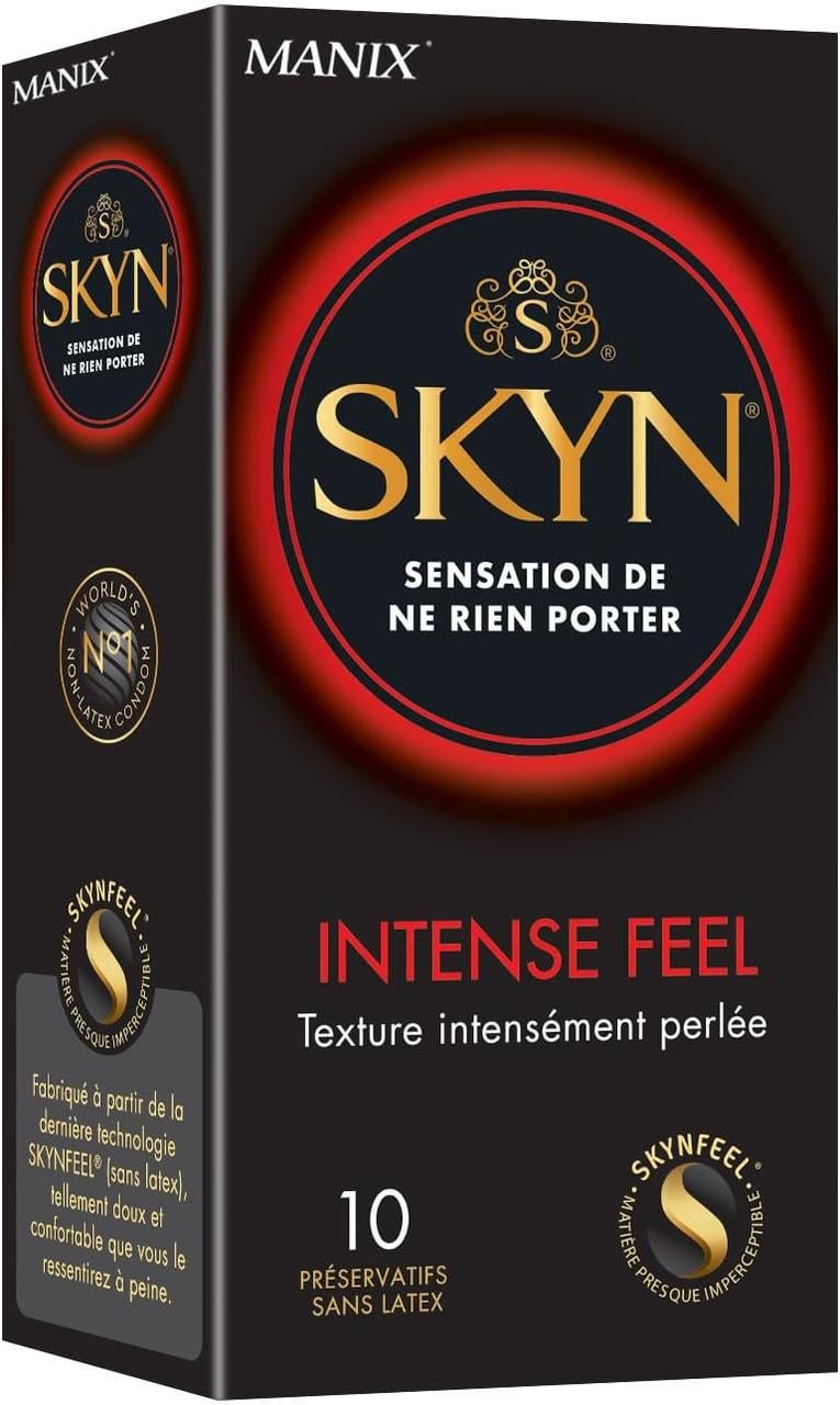 Презервативы SKYN intense feel безлатексные ребристые 10 шт. - фото 2
