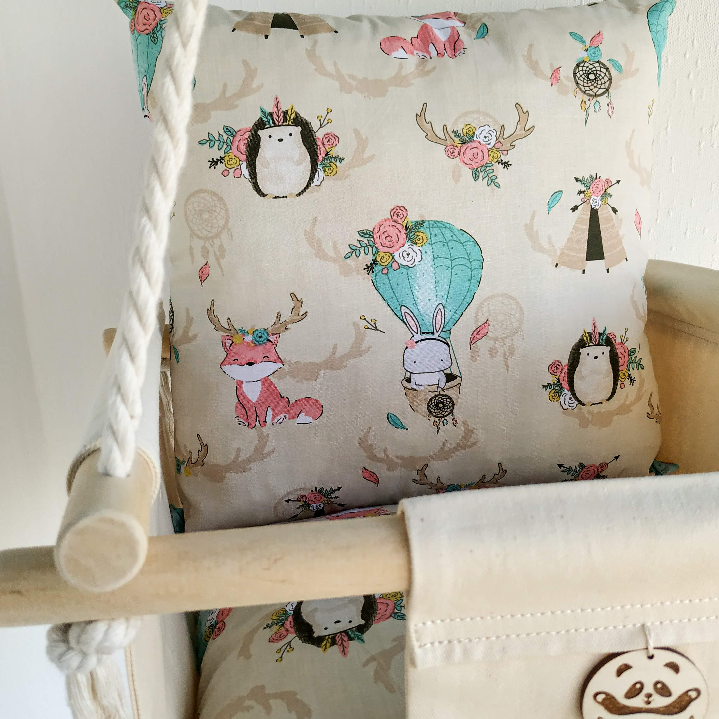 Тканинна дитяча гойдалка 40х40 см (29850386-De) - фото 2