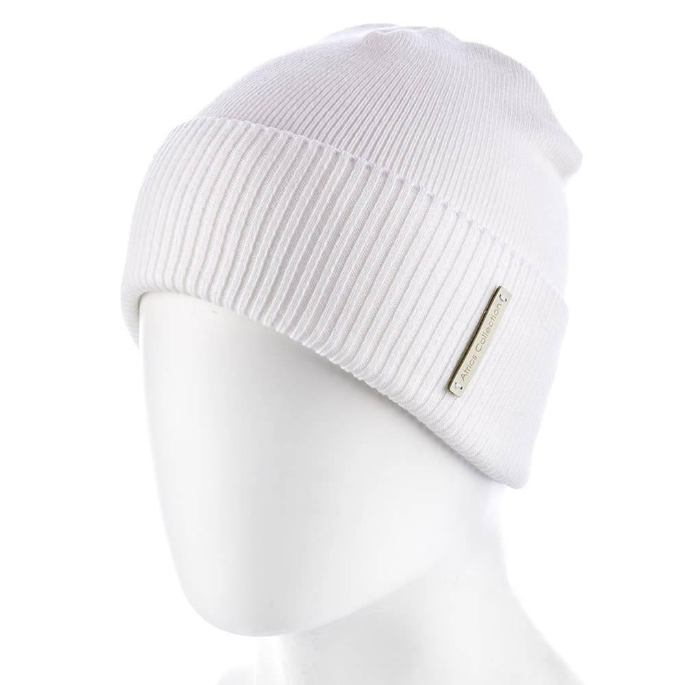 Шапка unisex Actrics UH794 из хлопка Белый