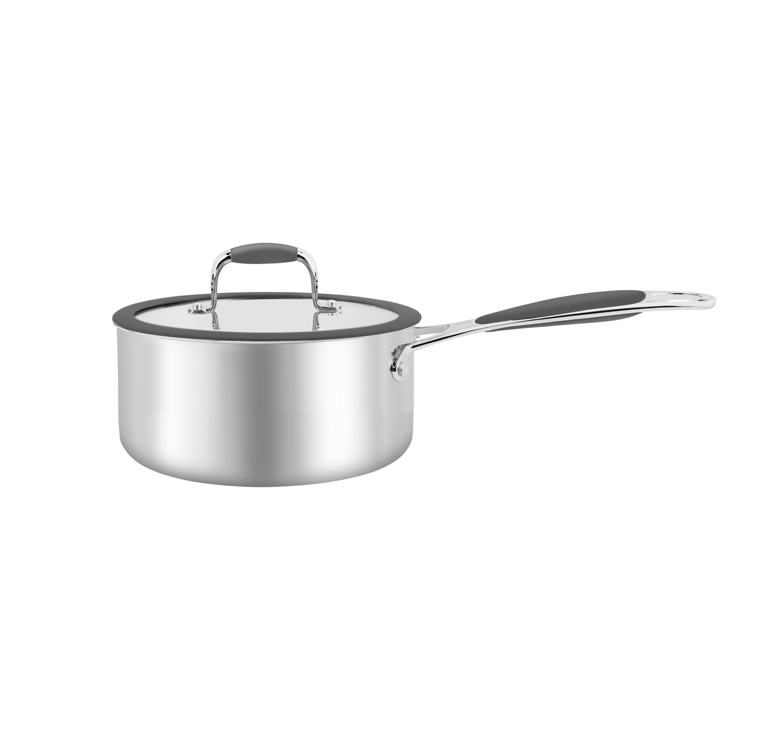 Ковш с крышкой BRAVIRA BR8105-16 нержавеющая сталь 1,5 л (23107)
