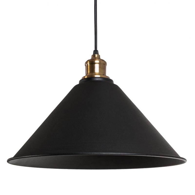 Люстра подвесная лофт Atmolight Philadelphia P380 1516 на одну лампу Черный