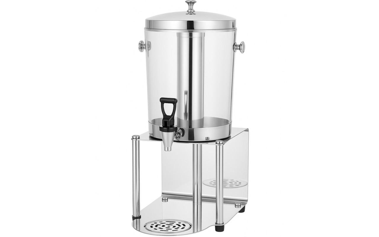 Диспенсер для напитков с подставкой 8 л Серебристый (29690830)