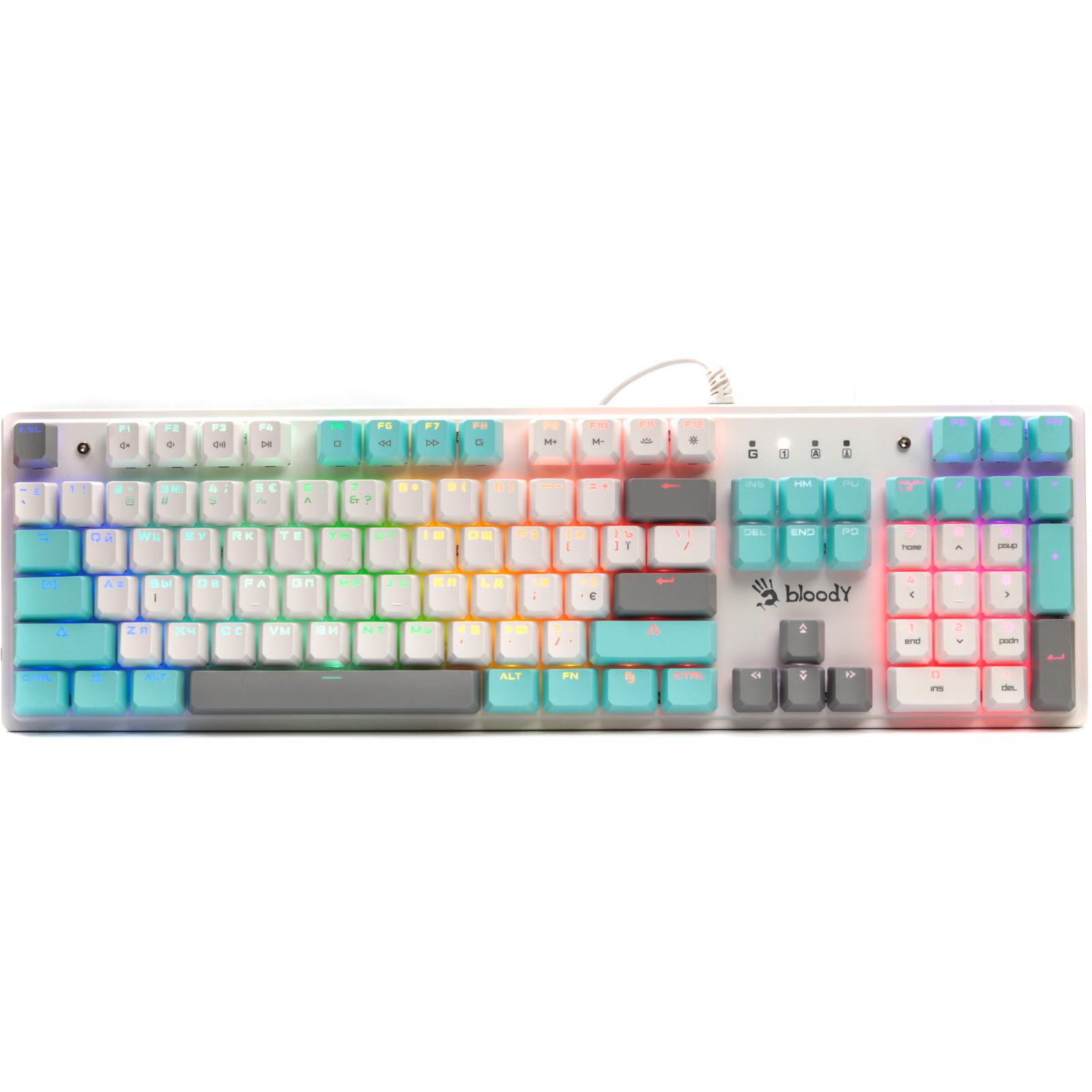 Клавиатура A4Tech S510R Bloody BLMS RGB USB-A Icy White (26449636)