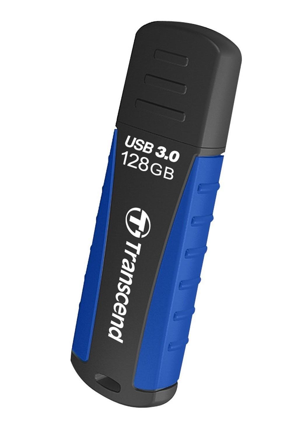 Флэш-память Transcend TS128GJF810 128 Gb USB 3.1 Черный с синим (578307) - фото 1