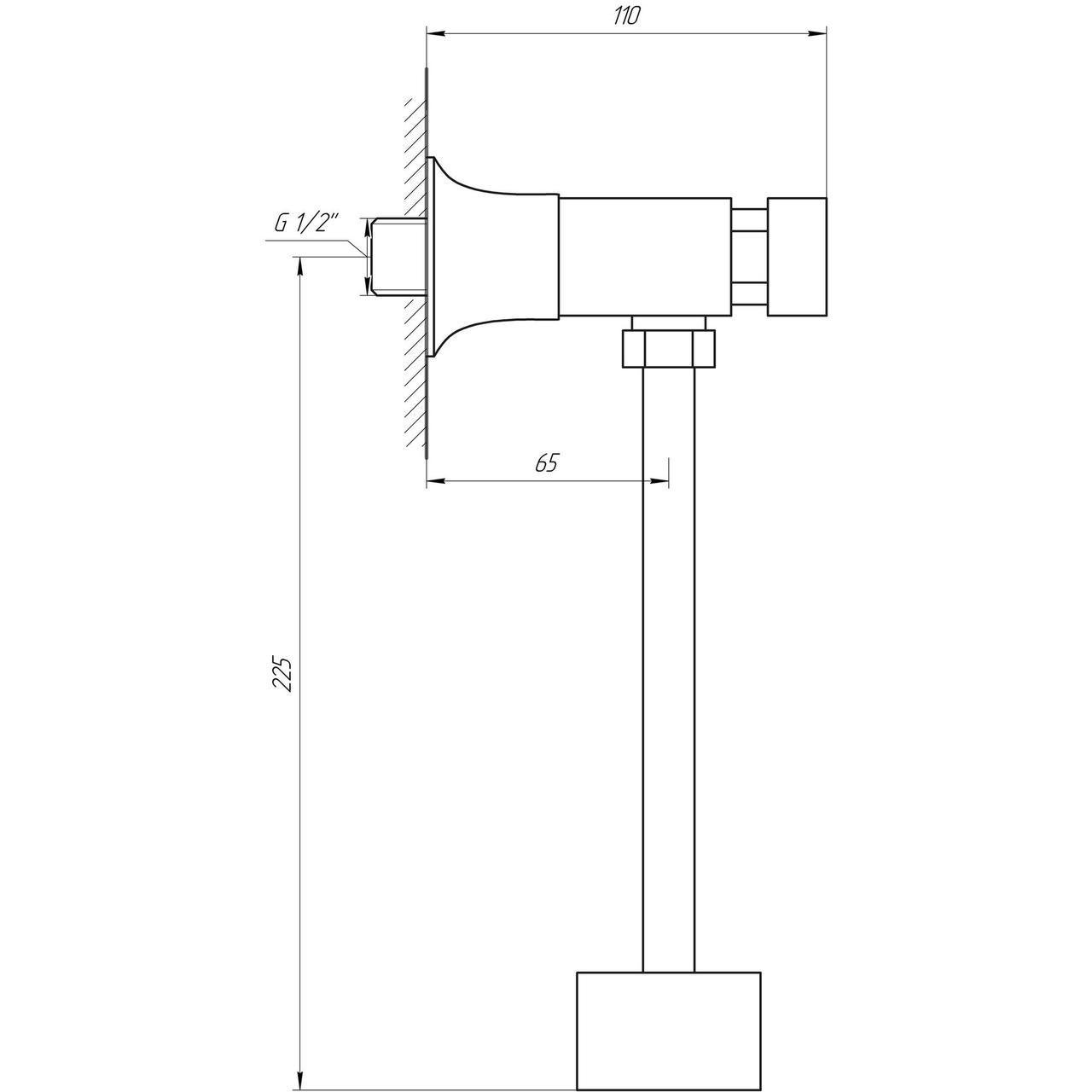 Кран-дозатор для пісуара TREMOLADA ТREMO 316 прихованого монтажу латунь Хром 1/2" (2633543846) - фото 6 Кран-дозатор для пісуара TREMOLADA ТREMO 316 прихованого монтажу латунь Хром 1/2" (2633543846) - фото 6