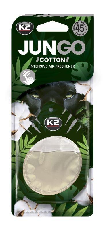 Ароматизатор для салона авто К2 Jungo Хлопок 20 г (V363) Ароматизатор для салона авто К2 Jungo Хлопок 20 г (V363)