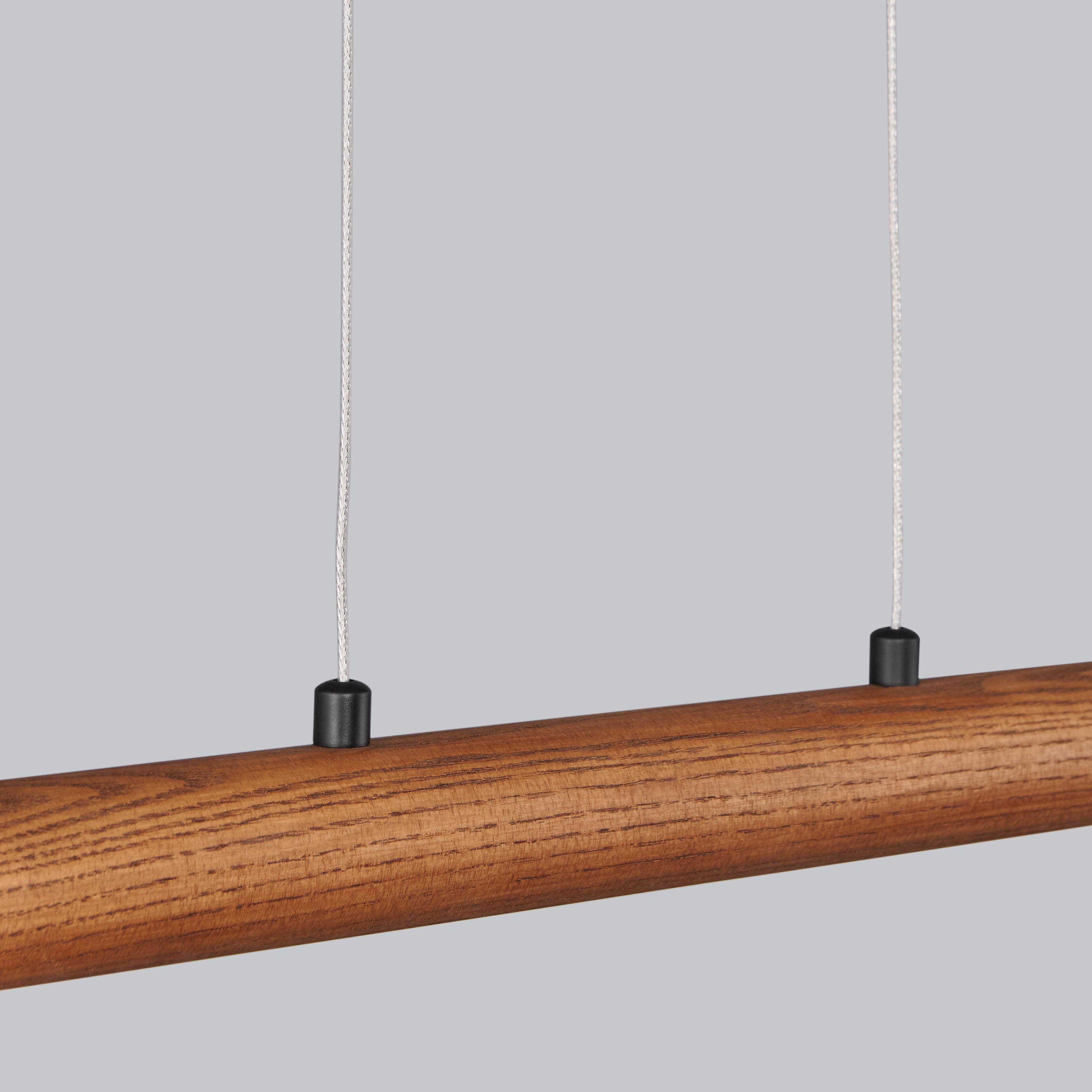 Люстра LED в стиле лофт Gaff Design Line Black walnut - фото 8