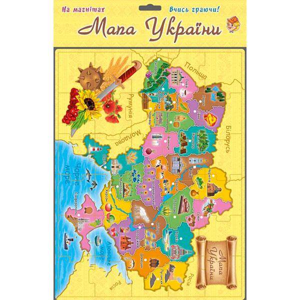 Игра на магнитах Карта Украины (Ост.1175)