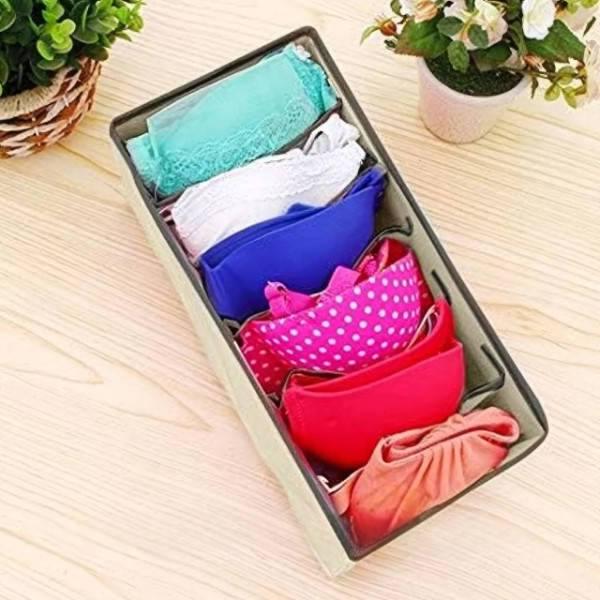 Комплект органайзеров 3в1 для хранения белья Бежевый (e0d53315) - фото 4