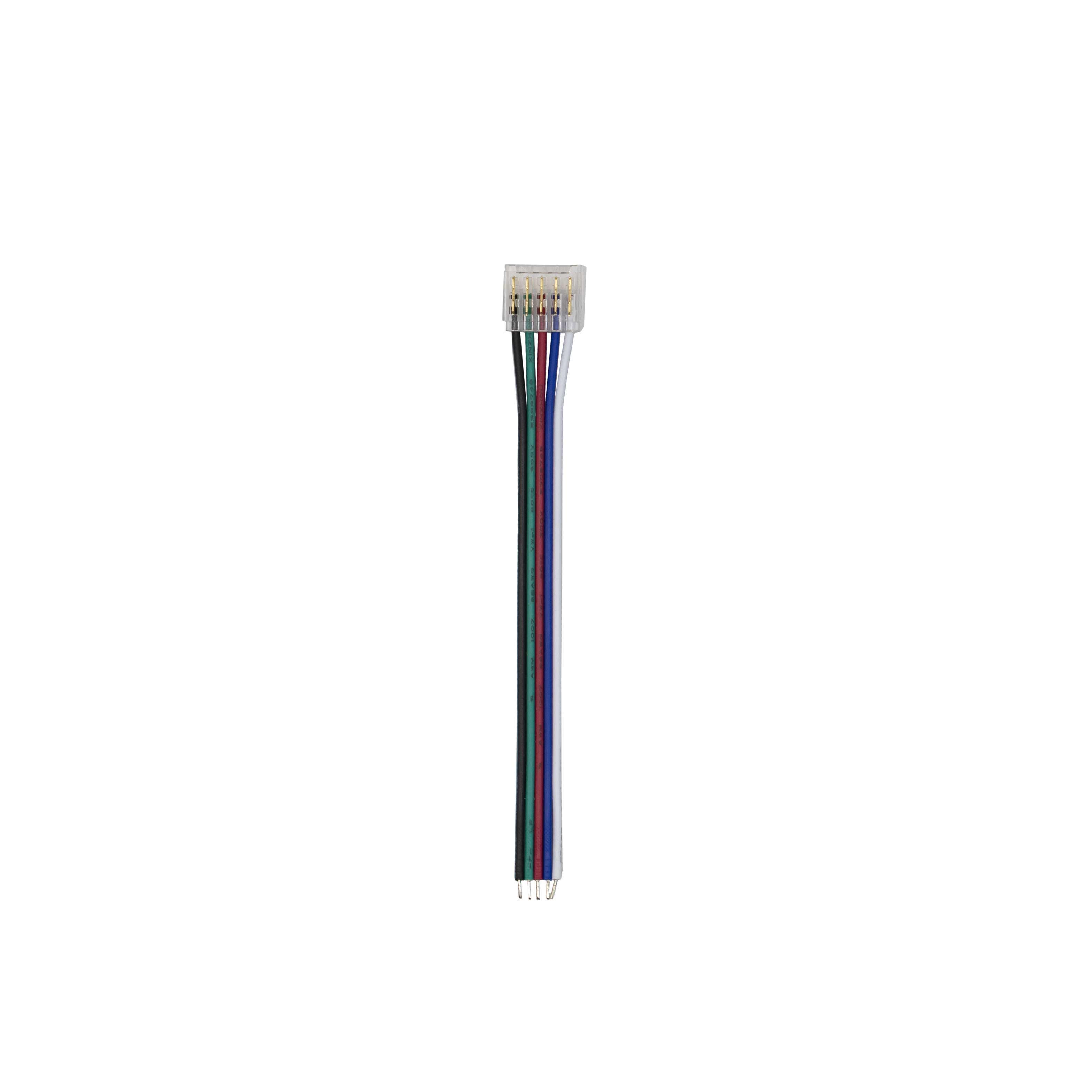 Конектор Prolum для стрічки SMD SLIM 5Pin RGB+W 1jack 12 мм (29822063)