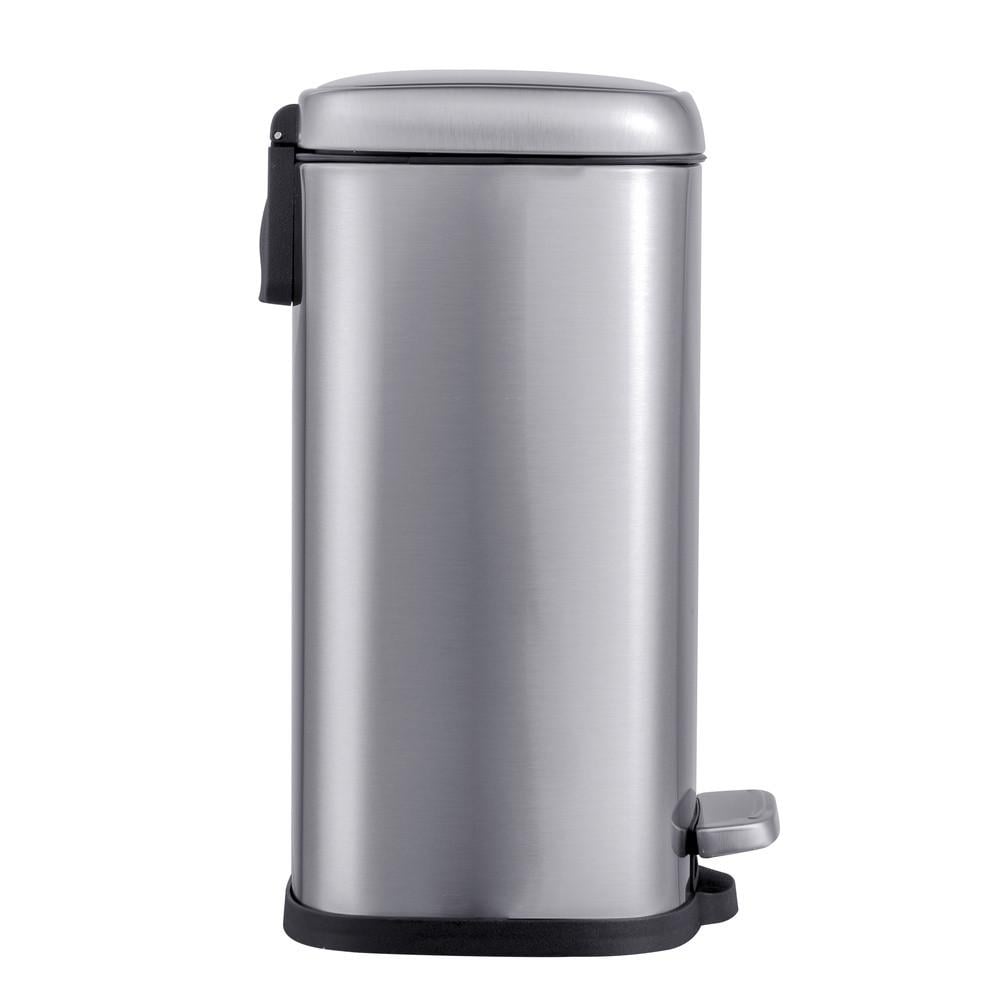 Мусорное ведро с плавным закрытием MIXXUS Premium Style-TC0305 SS Color прямоугольное 5 л Нержавеющая сталь (MI7060) - фото 4 Мусорное ведро с плавным закрытием MIXXUS Premium Style-TC0305 SS Color прямоугольное 5 л Нержавеющая сталь (MI7060) - фото 4