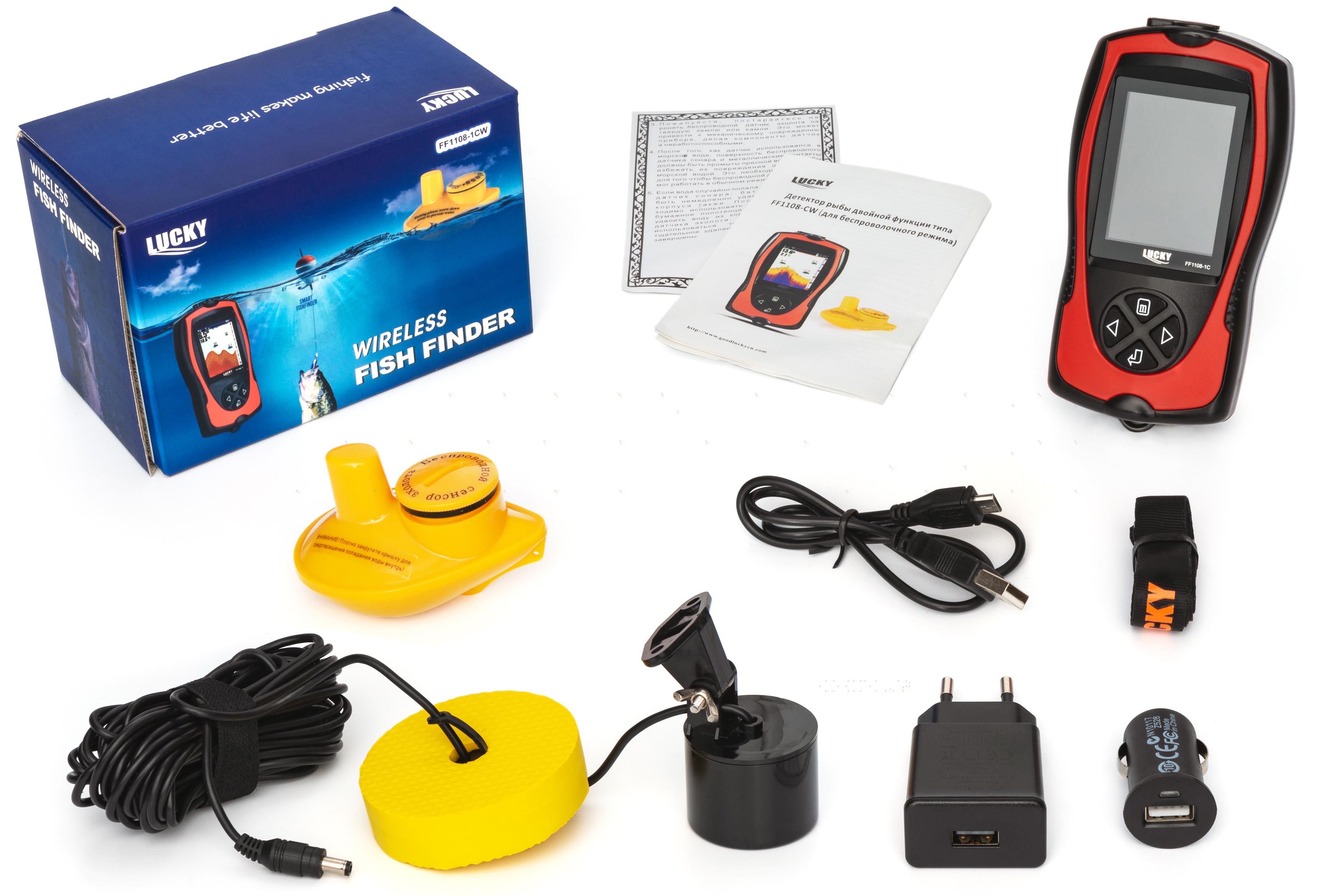 Беспроводной эхолот Lucky (FF1108-1C) - фото 13 Беспроводной эхолот Lucky (FF1108-1C) - фото 13