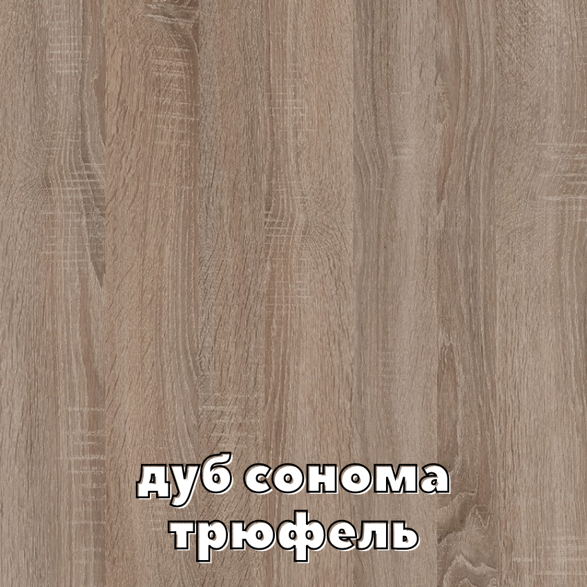 Шафа-купе дводверна Алекса ДСП 100х45х230 см Дуб сонома трюфель - фото 3