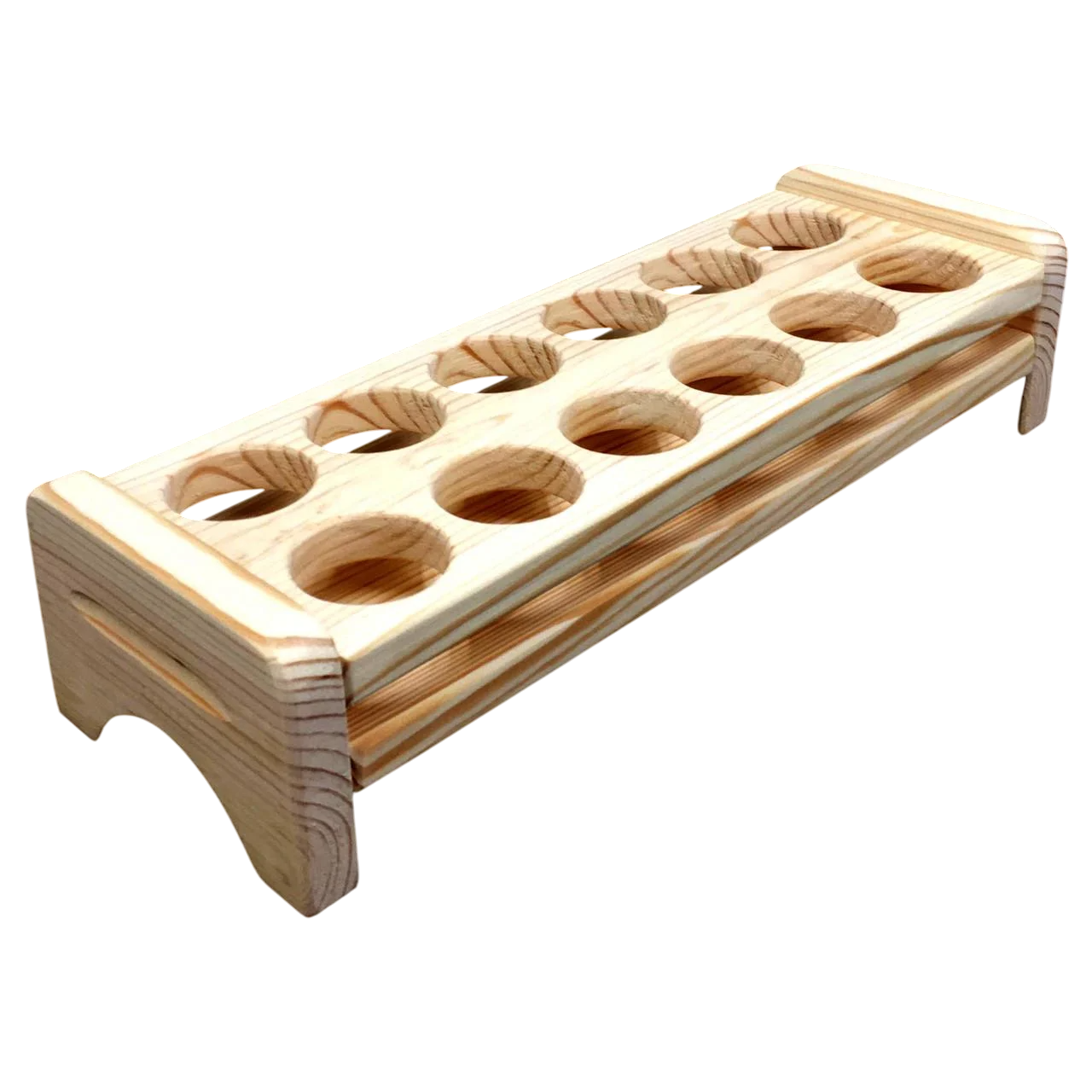 Подставка для рюмок из дерева Амадо 40 Бланже (НБС-024001)