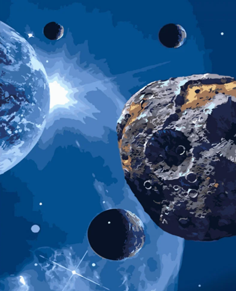 Картина по номерам Strateg Метеорит 40x50 см (GS871)