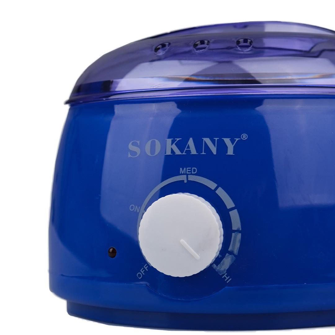 Воскоплав Sokany SK-117 баночный с терморегулятором 500 мл Синий