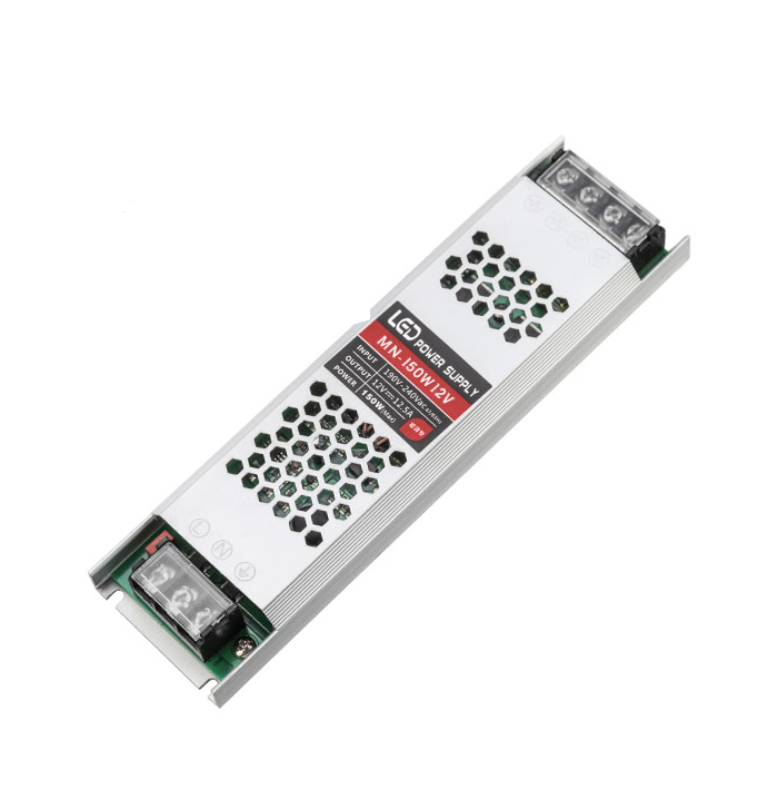 Блок питания для светодиодной ленты slim 12V 150W (28249)