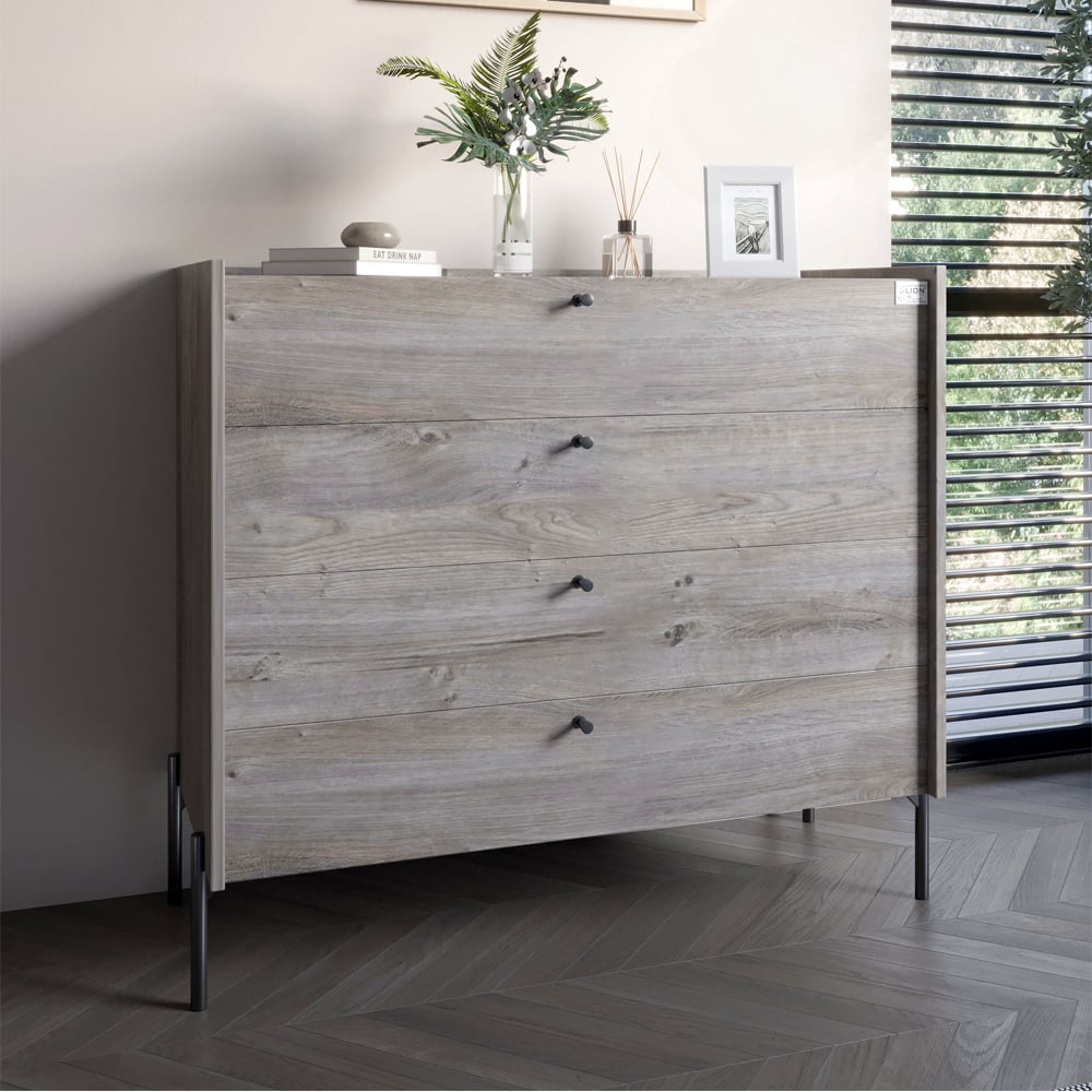 Комод Lion Wood 100x45x90 см Шварцвальд (LION-042986) Комод Lion Wood 100x45x90 см Шварцвальд (LION-042986)
