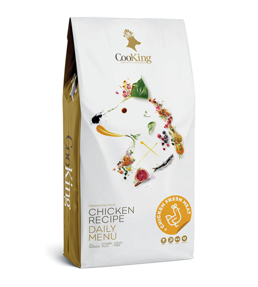 Корм сухой для взрослых собак Cooking Dog Chicken полнорационный со свежим мясом курицы 12 кг (BP8436022860346)