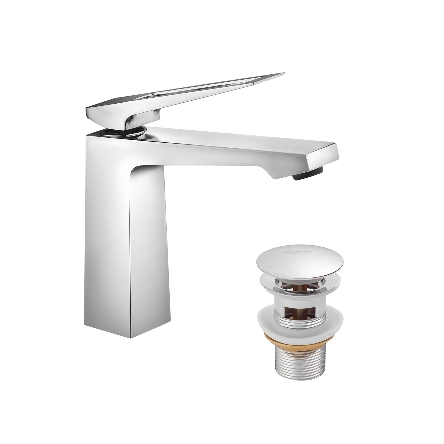 Змішувач для раковини Kroner KRP Ersel C0110BV з донним клапаном (CV035471)