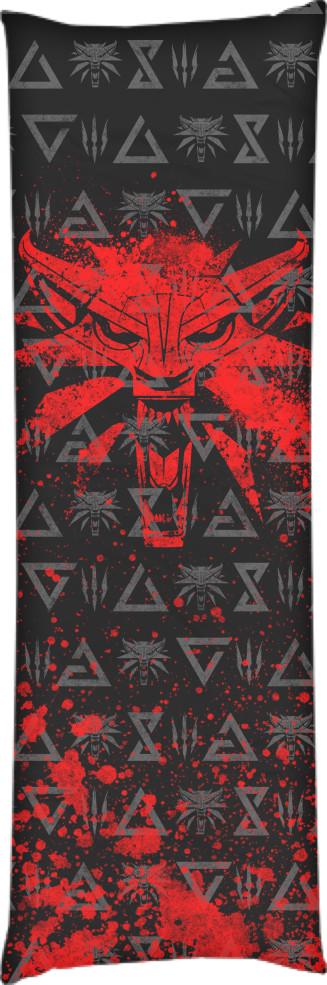 Подушка дакимакура The Witcher 9 40x100 см (13533527)