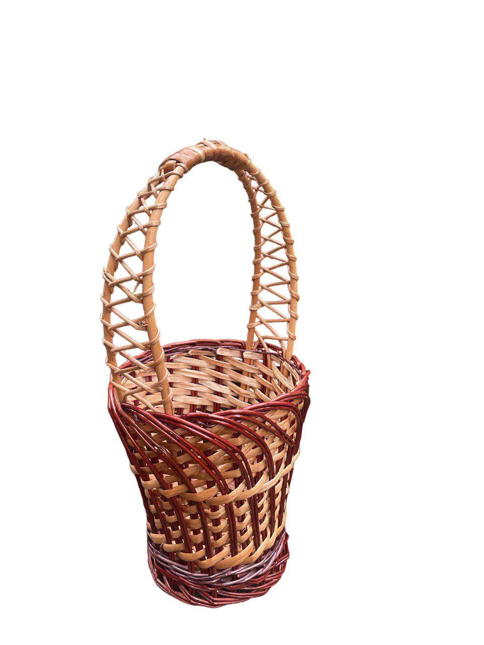 Корзина плетеная из лозы высокая под банку (13916129)