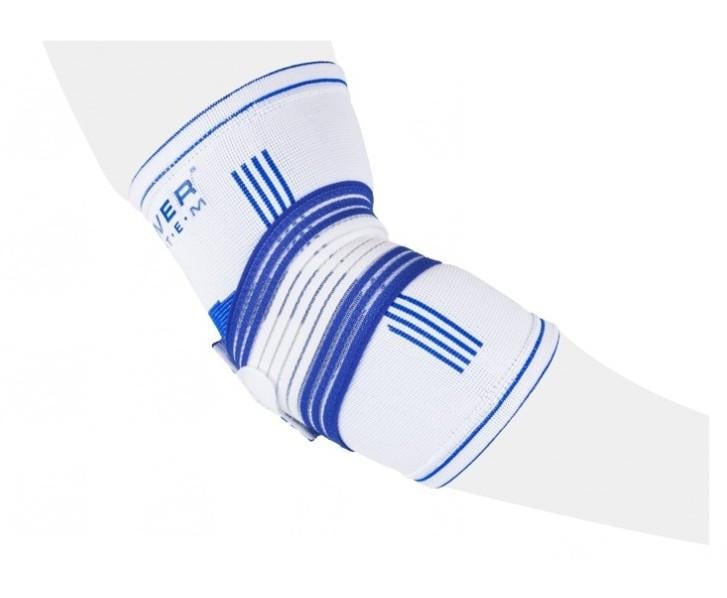 Налокітник спортивний Power System Elbow Support Pro PS-6007 S/M White/Blue