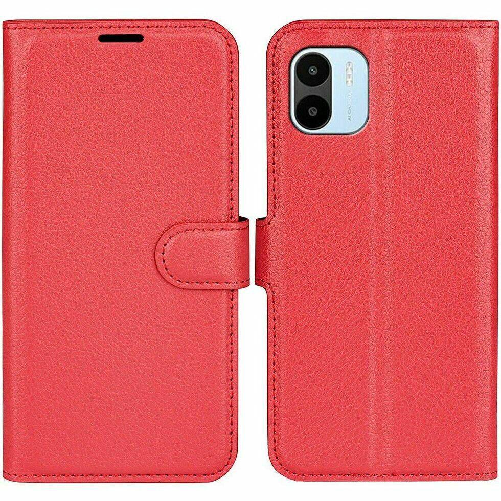 Чехол-Книжка с карманами для карт для Xiaomi Redmi A1 Красный (087916)