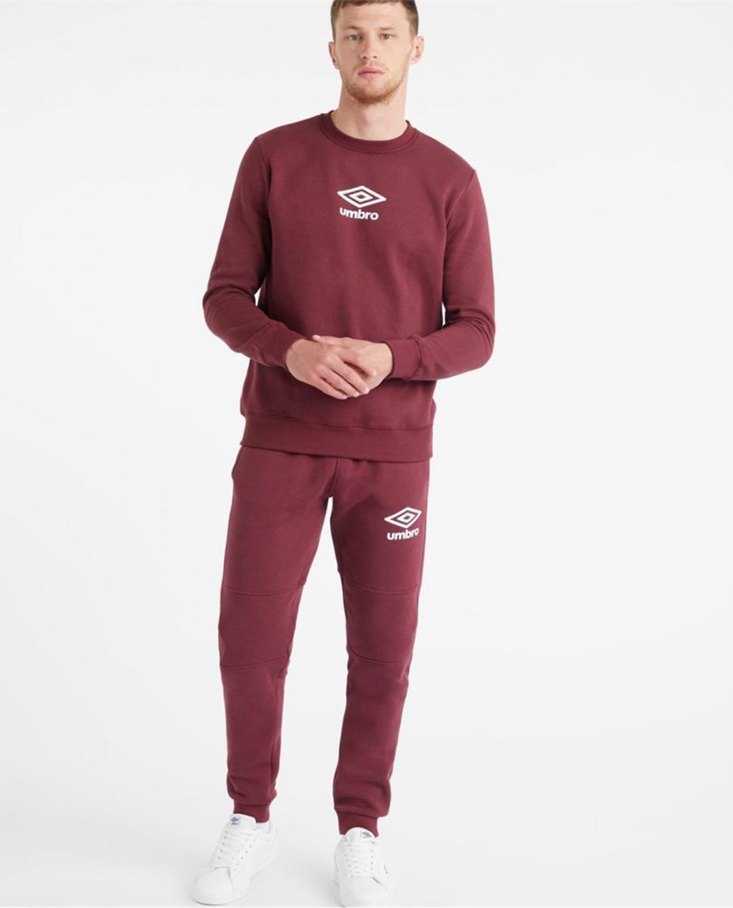 Світшот утеплений Umbro Active 529582 L бордовий (2529582084300) - фото 5