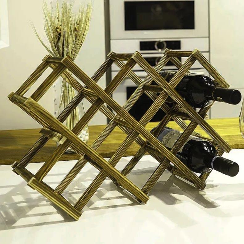 Полка для вина настольная Илорис Мускат (Впс-005007)