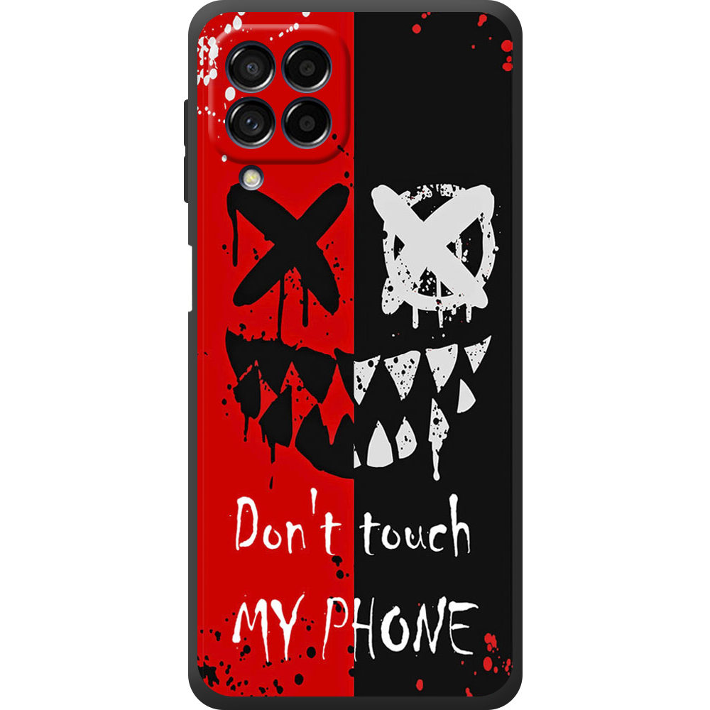 Чехол BoxFace Samsung Galaxy M53 5G (M536) Bad Smile Черный силикон (44473-up2468-44483)