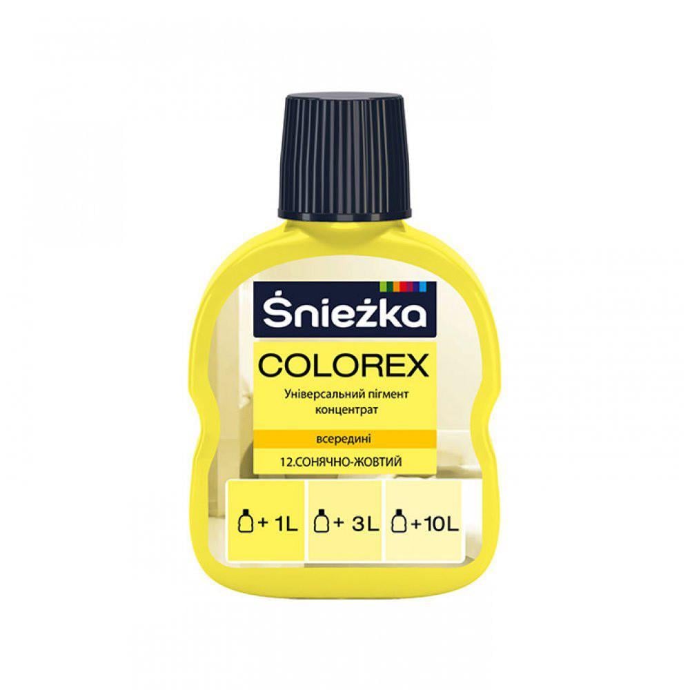 Краситель Sniezka COLOREX №12 для красок 100 мл Желтый солнечный (636238489)