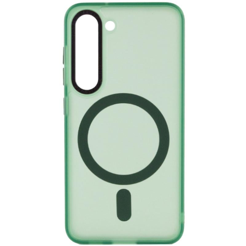 Протиударний чохол TPU+PC Lyon Frosted для Samsung Galaxy S23 FE Green - фото 2