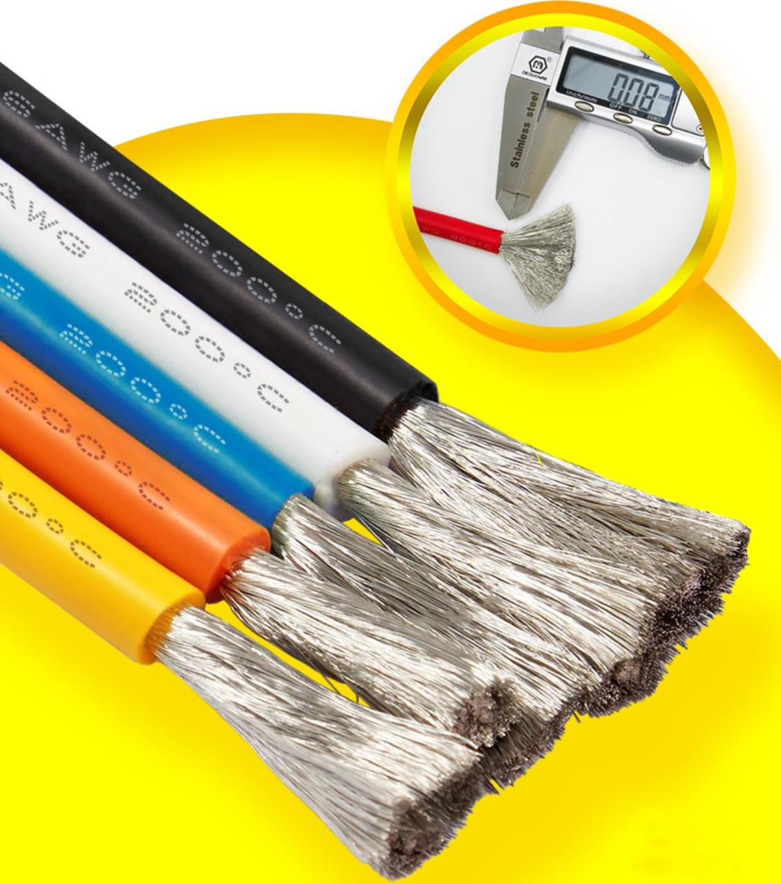 Набір монтажного дроту HandsKit 24AWG-RG у силіконовій ізоляції 0,2 мм2x10 м Різнокольоровий (2379180576) - фото 4